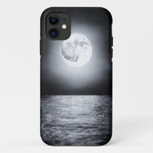 Radiant Moon Over Water Canvas Print iPhone 11 Case
