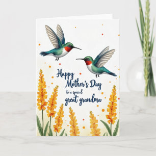 Radiant Mothers Day Avian Card