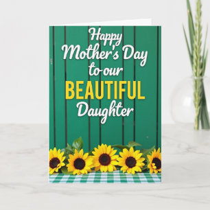 Radiant Mothers Day Daughter Card