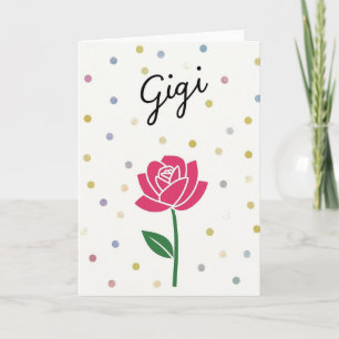 Radiant Mothers Day Dots Card