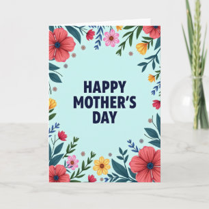 Radiant Mothers Day Floral Card