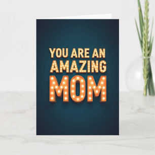 Radiant Mum Marquee Style Card