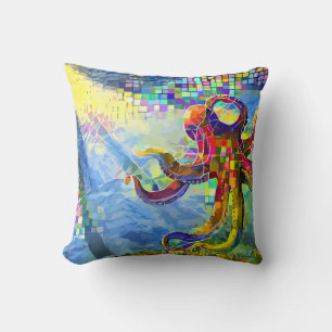 Radiant Octopus Cushion