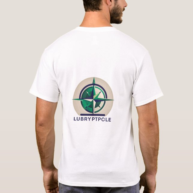  Radiant Opulence: Abstract Fusion T-Shirt (Back)