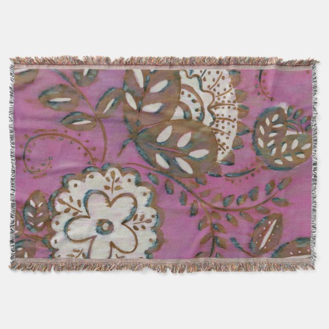 Radiant Ornament I Throw Blanket (Front)