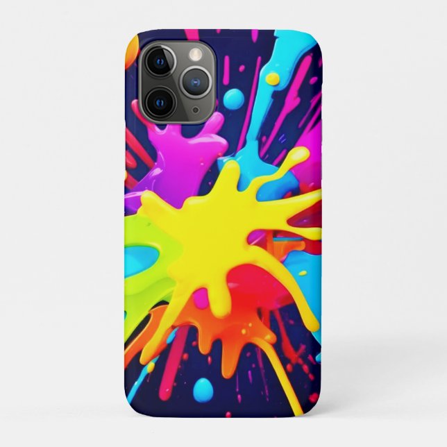 Radiant Paint Explosion Case-Mate iPhone Case (Back)