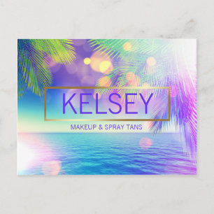 Radiant Palm Tree Postcard