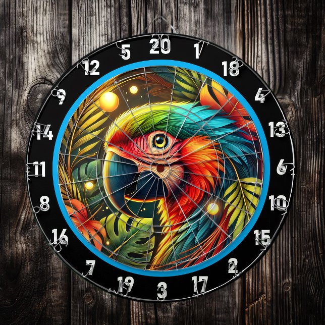 Radiant Parrot Dartboard for All Occasions (Creator Uploaded)