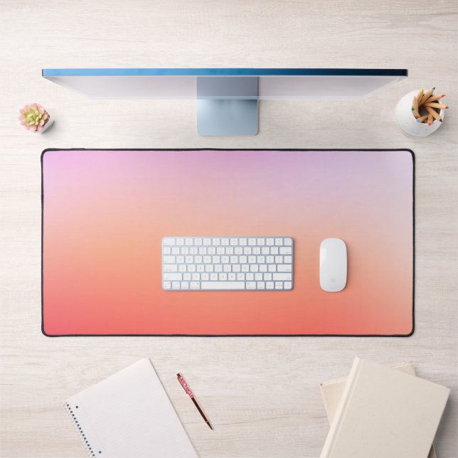 Radiant Pastel Sunset Gradient Desk Mat (Office 1)