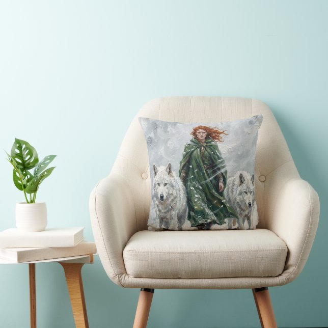 Radiant Peace Dove Lantern Imbolc Snowdrops Art Cushion (Chair)