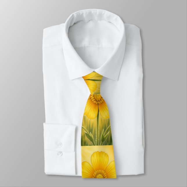 Radiant Petal Series – Buttercup Tie (Tied)
