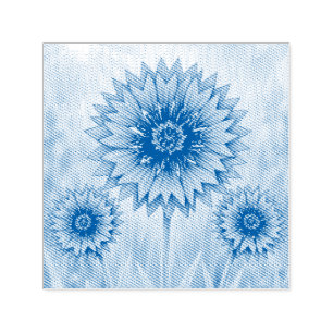 Radiant Petal Series – Cornflower Self-inking Stamp