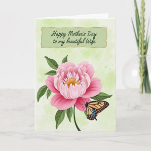 Radiant Petals Moms Day Card
