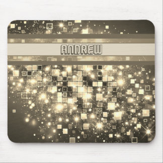 Radiant Pixel Bokeh Mouse Pad