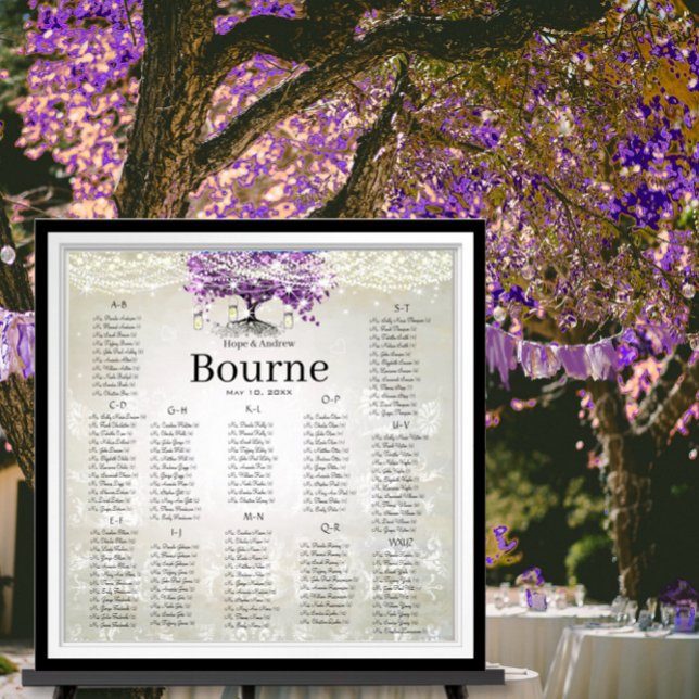 Radiant Purple Mason Jar Firefly Heart Leaf Tree Poster (Creator Uploaded)