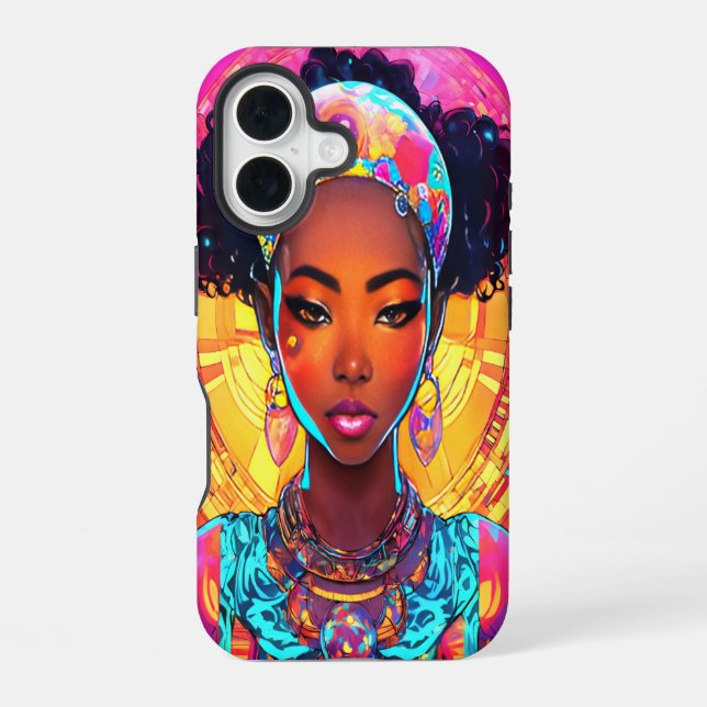 Radiant Queen iPhone 16 Case (Back)