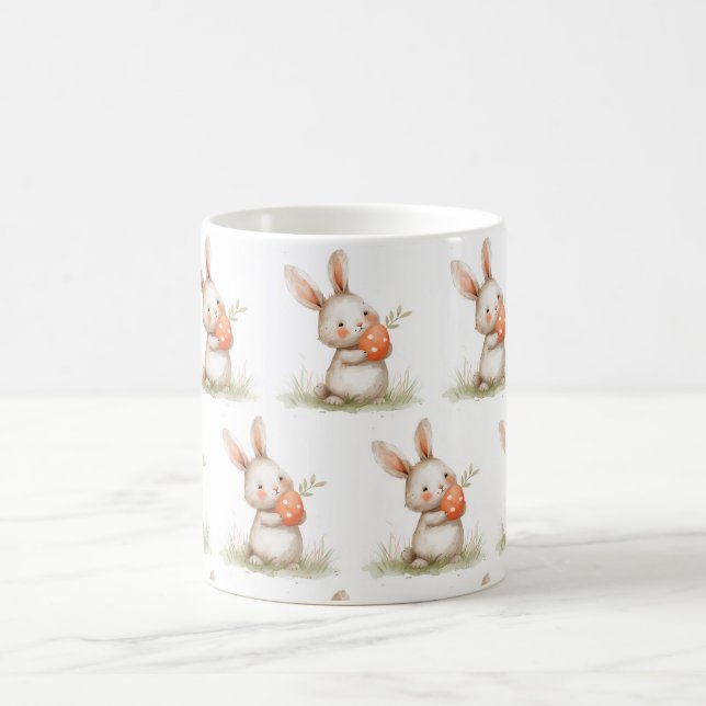 Radiant Rabbit Delights: Easter Magic Coffee Mug (Center)