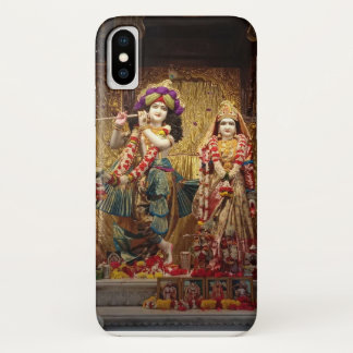 Radiant Radhe Krishna: Divine Images of Love and D iPhone X Case