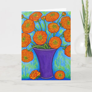 Radiant Ranunculus Greeting Card