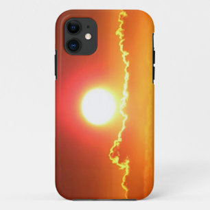 Radiant Red and Gold Hawaiian Sunset iPhone 11 Case