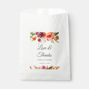 Radiant Romance Wedding Personalised Favour Bag
