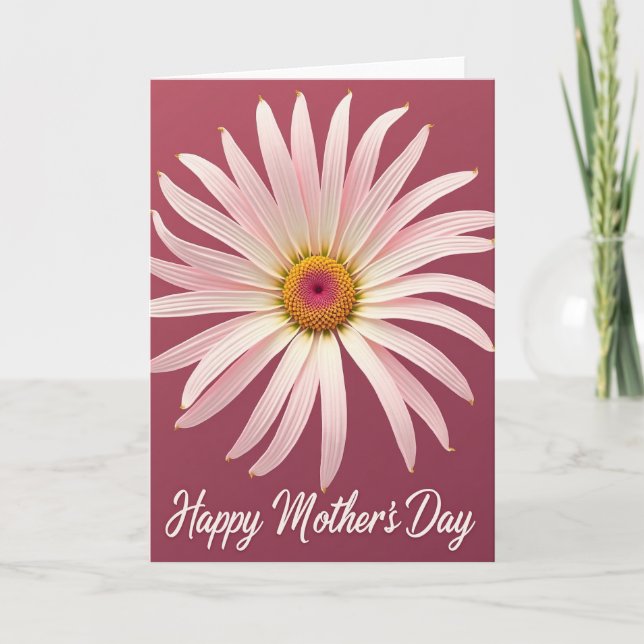 Radiant Rose Bloom Card (Front)