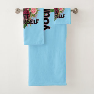 Radiant Rose & the Gentle Bee, Bee Yourself Bath Towel Set