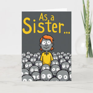 Radiant Sister Mothers Day Card