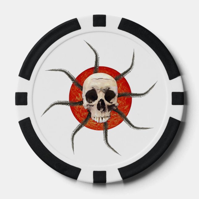 Radiant Skulls Forever Poker Chips (Front)