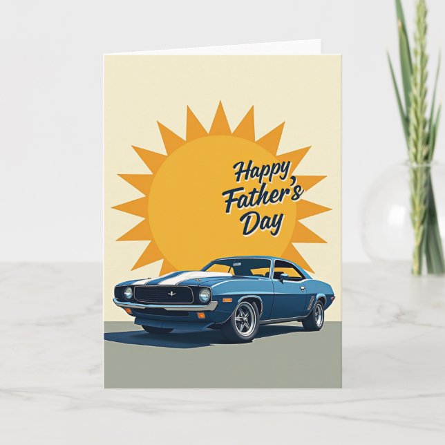 Radiant Sky Fathers Day Card (Front)
