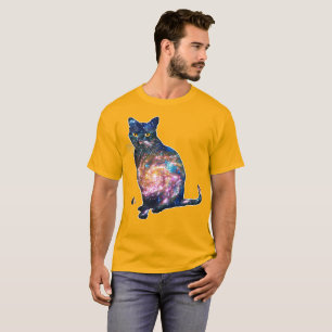 Radiant Space In Cat T-shirt