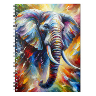 Radiant Spirit Elephant Notebook