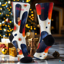 Radiant Starburst Christmas with Red and Blue 