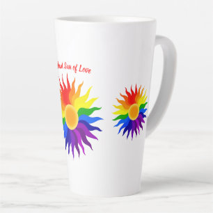 Radiant Sun – Pride Art Latte Mug