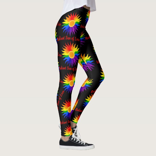 Radiant Sun  – Pride Art Leggings (Right)