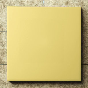 Radiant Sun Yellow #ffe87c Burst Accent Ceramic Tile