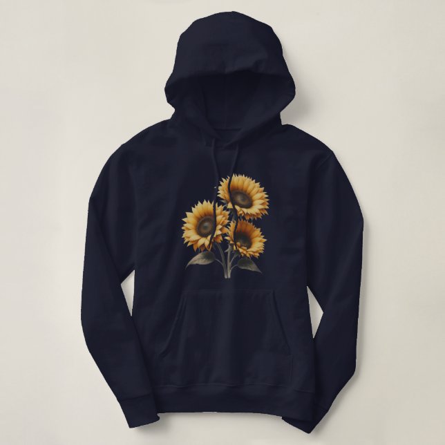 Radiant Sunflower Hoodie (Design Front)