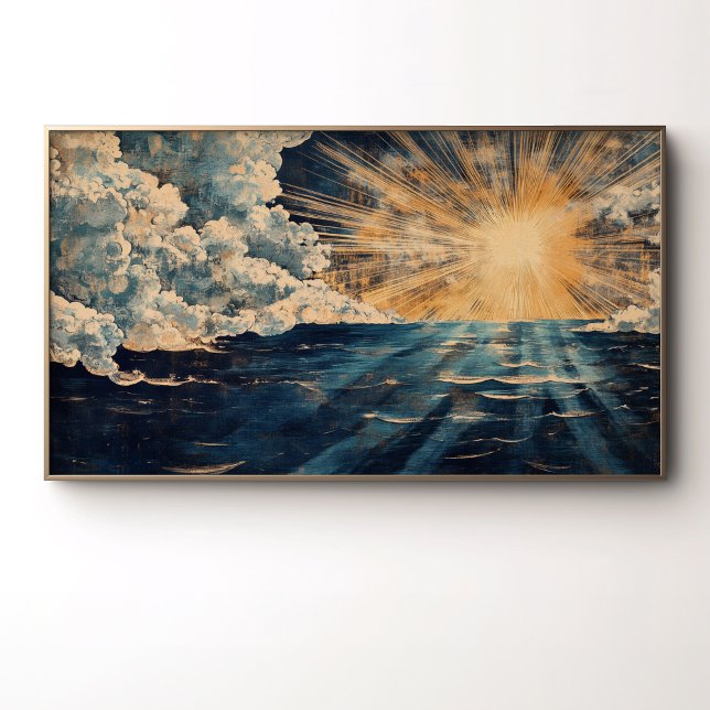 Radiant Sunrise Over The Ocean Poster (Creator Uploaded)