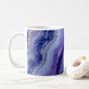 Radiant Tanzanite Faceted Crystal Mug