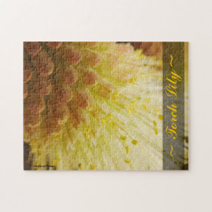 Radiant Torch Lily Close Up Photograph Jigsaw Puzzle