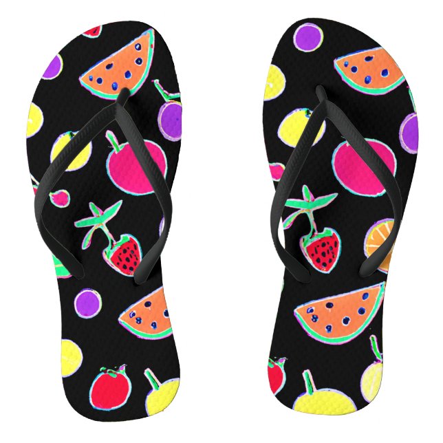 Radiant Tropic Neon Magic Thongs (Footbed)