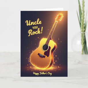 Radiant Uncle You Rock Card