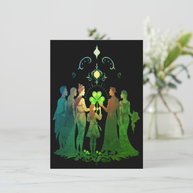 Radiant Unity – Clover of Hope Card (Standing Front)