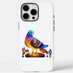 Radiant Urban Pigeon iPhone 16 Pro Max Case