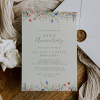 Radiant Wildflower 50th Wedding Anniversary