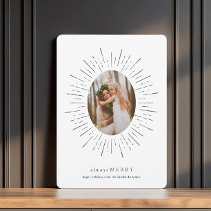 Radiant Wish Holiday Photo Card Slate