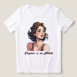 Radiant Woman with Blue Eyes Tri-Blend Shirt