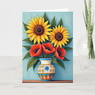 Radiant Yellow Birthday Card