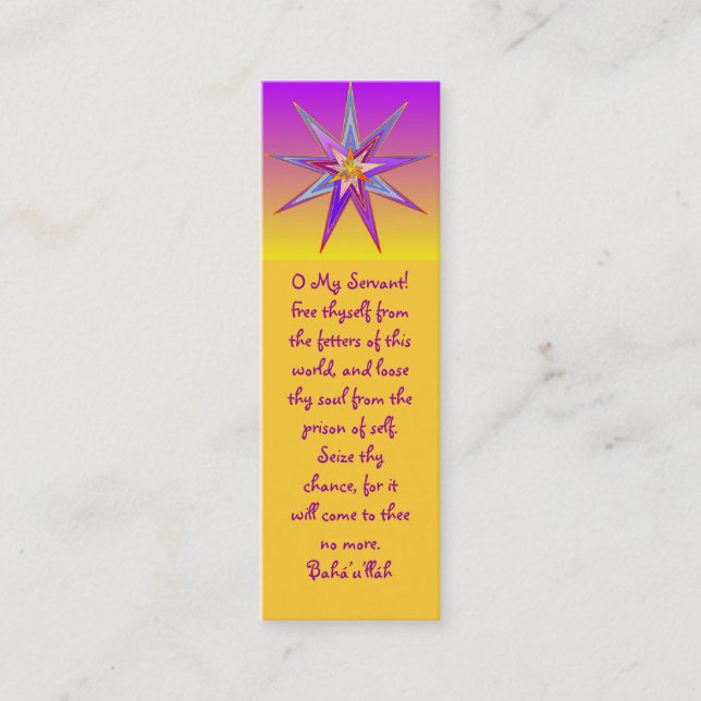 RadiantAcquiescense Mini Business Card (Front)