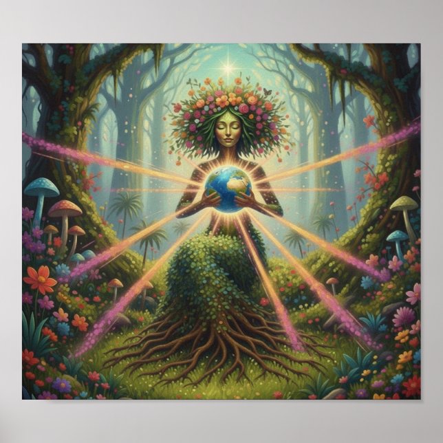 RadiantEarthGoddess Poster (Front)